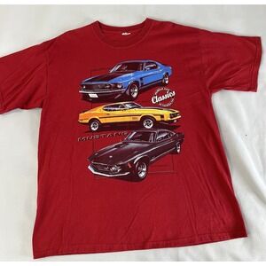 Vintage 90s T Shirt Athletic Muscle‎ Car Classics Of 60s & 70s Shirt Y2K